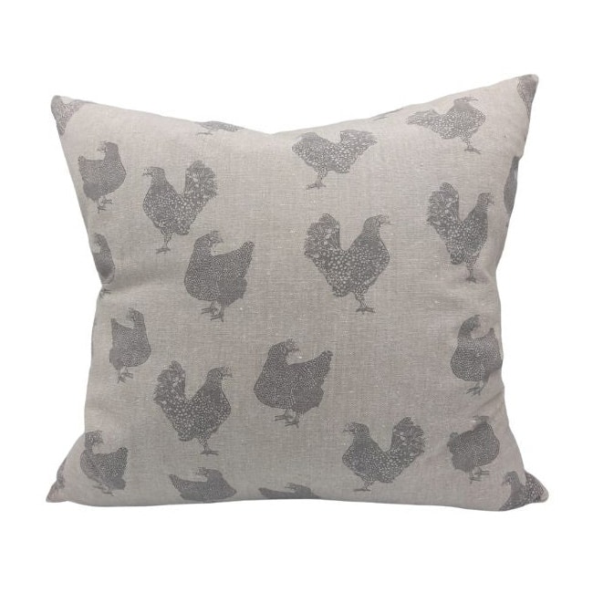 Henrietta Cushion 45x45cm - Ash
