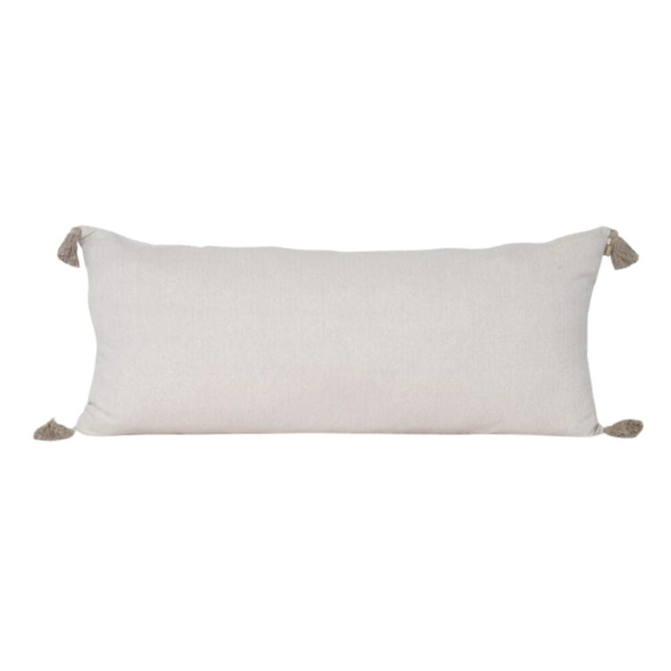 Herringbone Long Cushion 40x90cm - Taupe