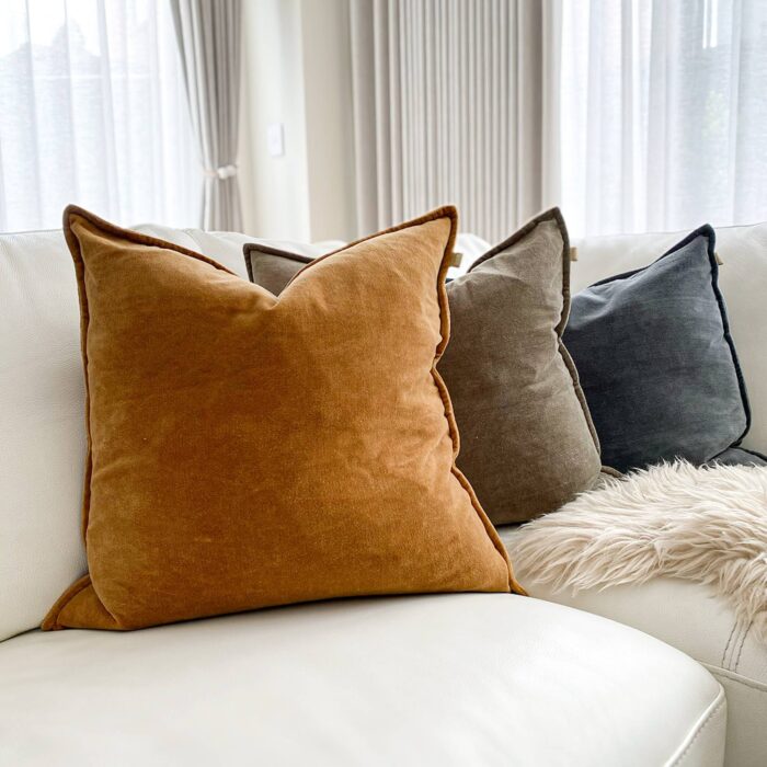 Velvet Cushion 3 Colours
