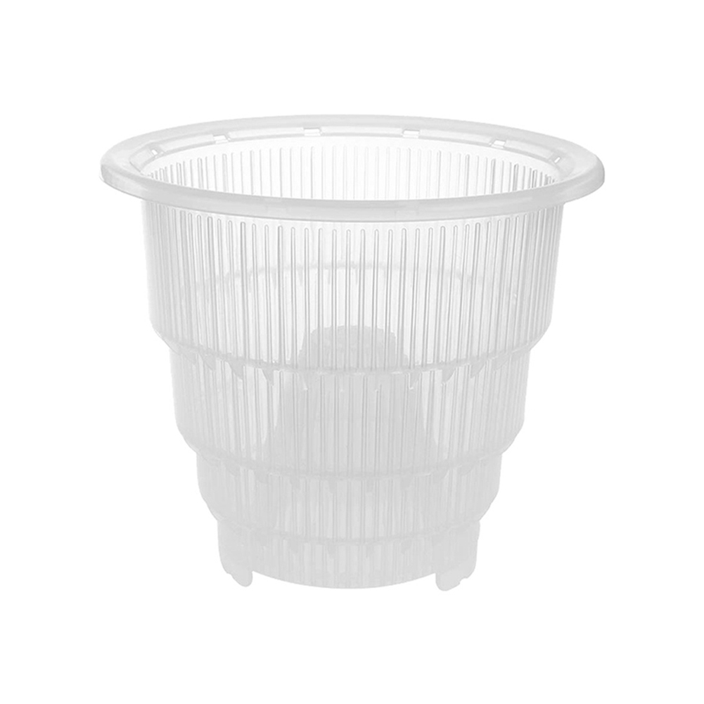 Clear Orchid Pot with Holes - Medium