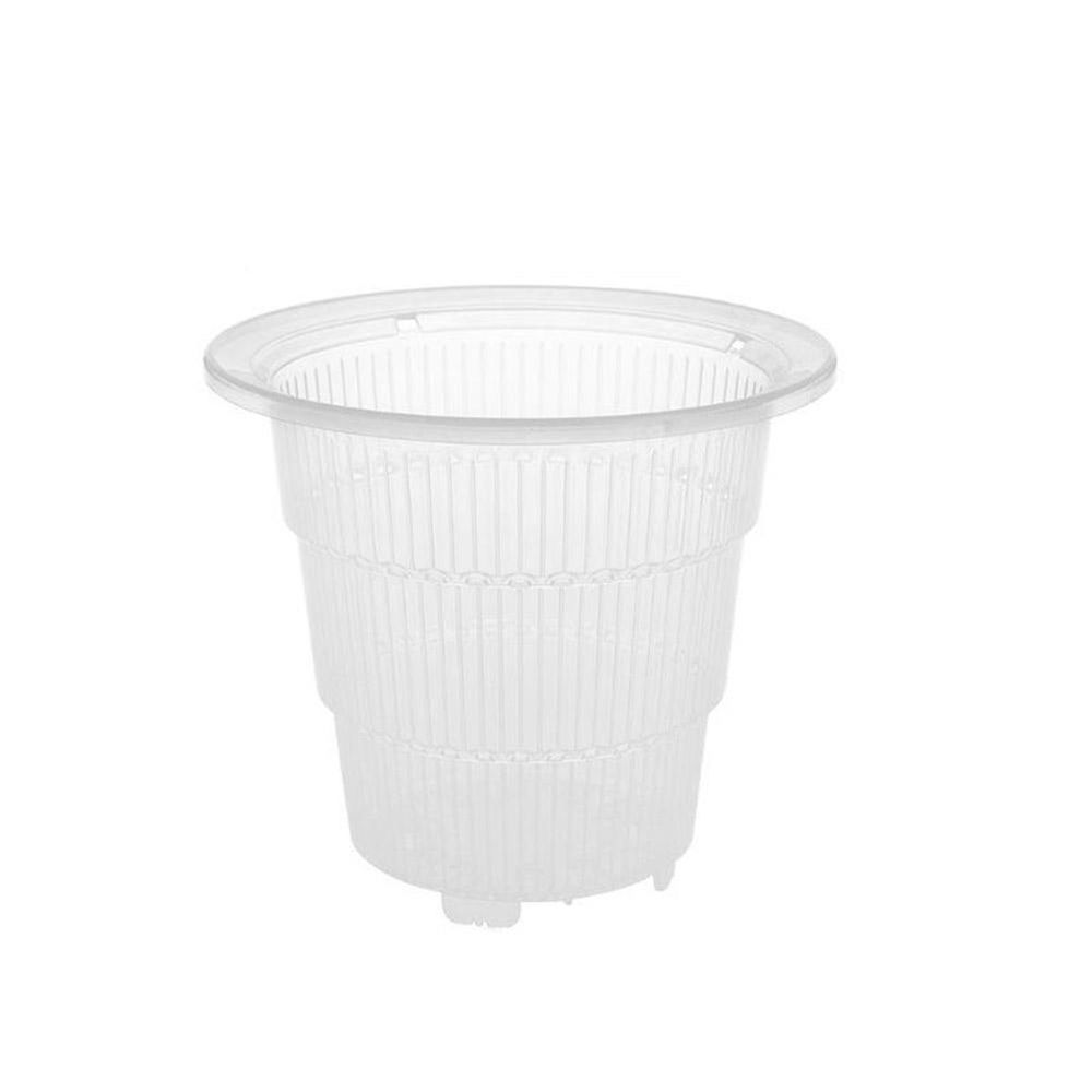 Clear Orchid Pot with Holes - Small