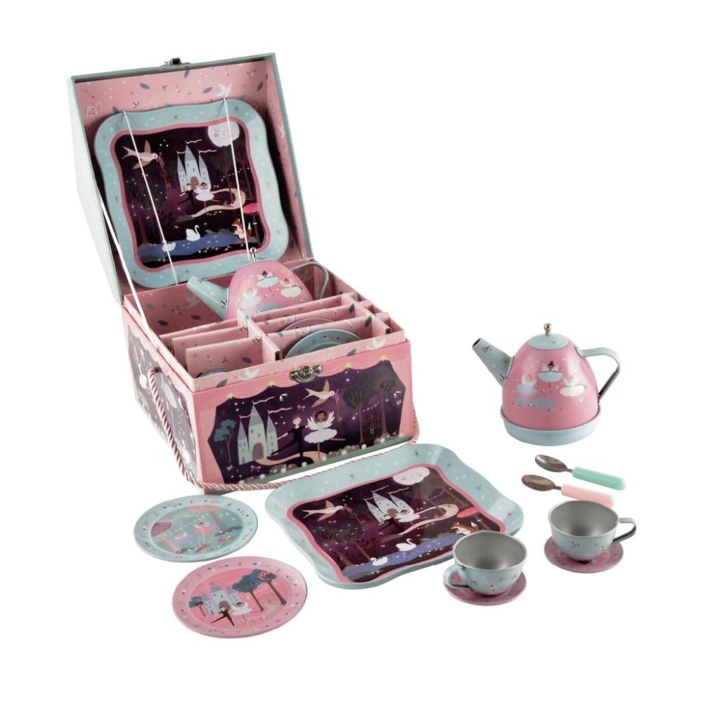 Musical Tin Tea Set - Enchanted