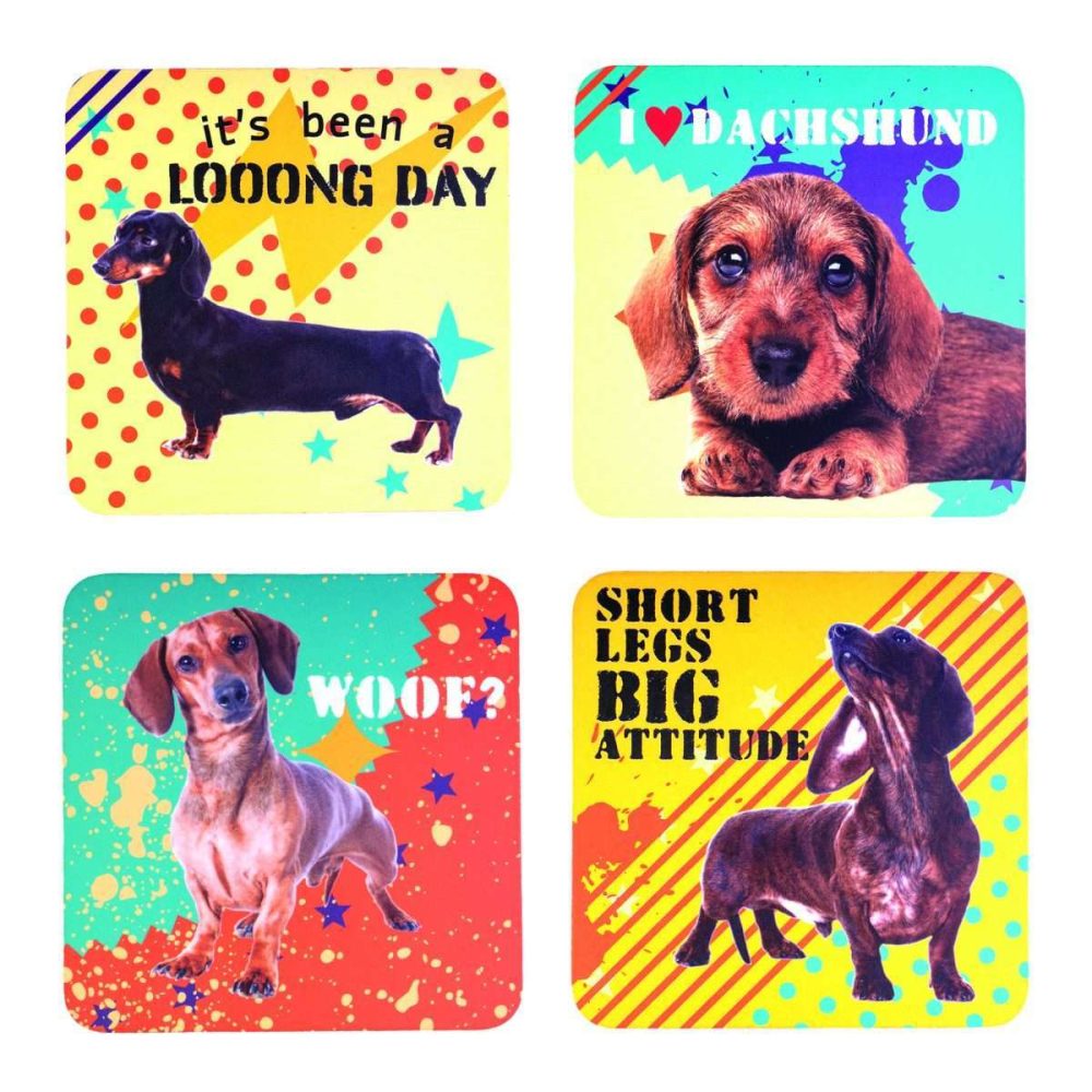 Dachshund Coasters Set of 4