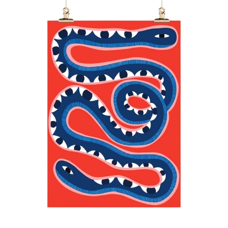Snake Tea Towel