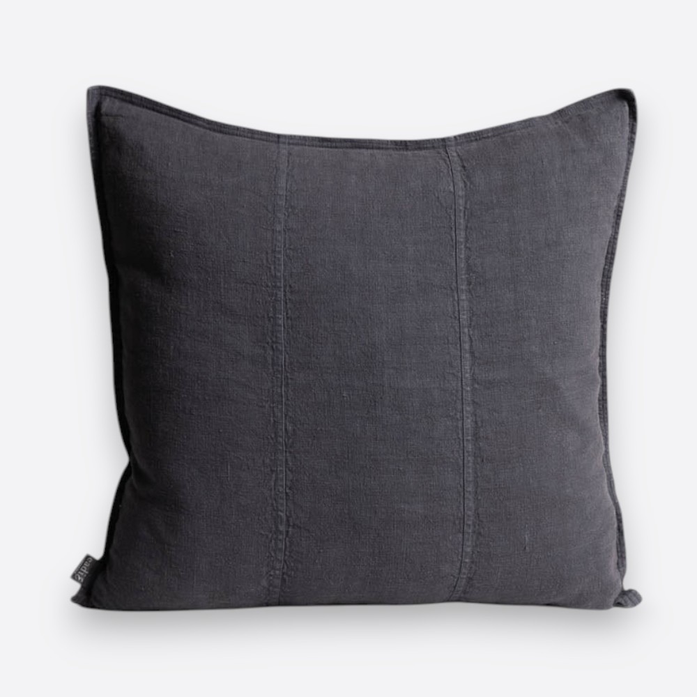 Luca Linen Cushion 50x50cm - Midnight